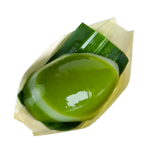 ขนมชั้นหยกสด (Yoksod Steamed Cake) ขนมไทยใบเตยหยกสด