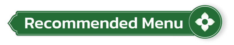 Recommended Menu